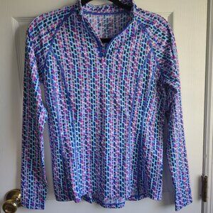 Coolibar - Freestyle long sleeve rash guard - UPF 50 swim top - NWOT - size S